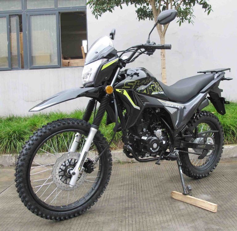 Liberigu vian aventuron kun la SHARK 200 Off-Road Moto Taurus, de Chongqing Andes Moto.