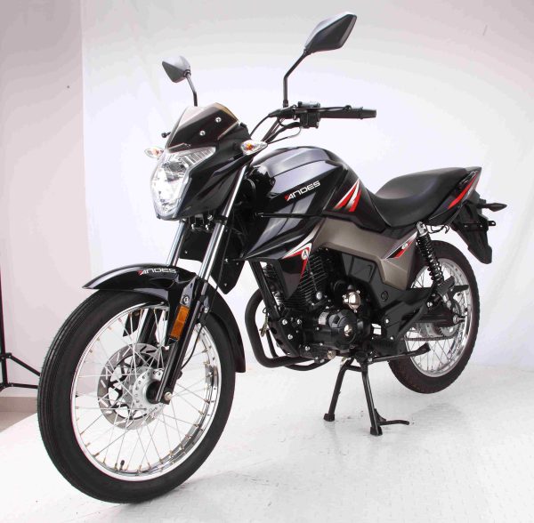 Andes Commuter Bike U2 – Disc Brake CG150, Vertical Engine with Balance, 5-Speed Manual, LED Lighting & 18L Fuel Tank